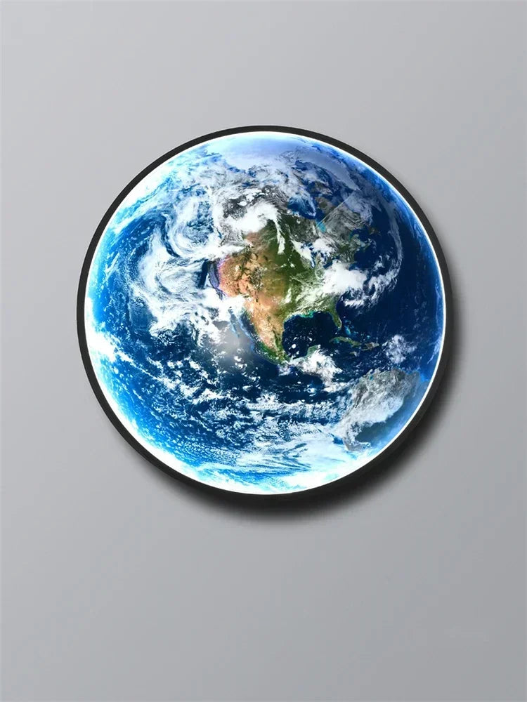 Dlight Decor Planet Mural Wall Light for Interiors Wall Art