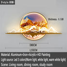 Dlight Decor Artistic Landscape Wall Glow Lamp D L150CM / M / CHINA|3 colors Wall Art