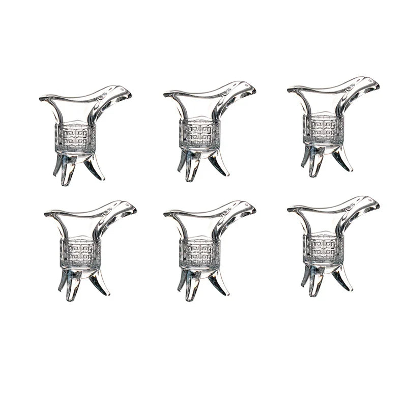 Dlight Decor 6pc Imperial Three-Foot Liquor Glass Set 20ml 6pcs / 20ml Cocktail Glasses