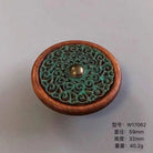 Handmade Wood and Alloy Cabinet Handles – Artistic Drawer and Furniture Knobs for Home Decor W17062 Knobs