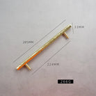 Nordic Handmade Brass Hammered Cabinet Handles – High-End Pulls for Drawers Wardrobes and Kitchen Furniture Hammer