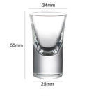 Dlight Decor 6pc 15ml Shot Glass Set – Thick Bottom Mini Liquor Cups 6pcs / 15ml