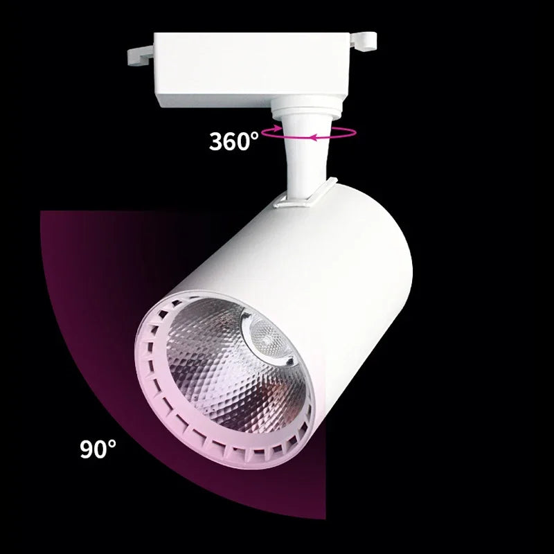 RGB LED Track Light - 16 Colors Stage Lighting Fixture for Neon Bar and KTV Decor ceiling light