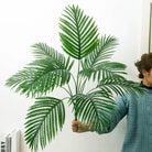 Dlight Decor 85cm Tropical Palm Banana Tree Branch with Monstera Leaves