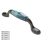 Precision Ceramic Cabinet Handles – American Style Plaid Knobs for Wardrobes and Kitchen Furniture 202-96 Handles