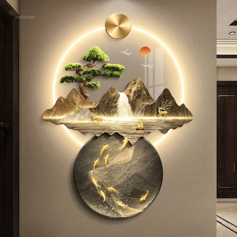 Dlight Decor 3D Wall Painting Light for Hallway Art Wall Art