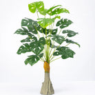 Dlight Decor White Monstera Palm for Bold Floor Styling G / 95cm 24 Leaves
