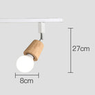 Nordic Rail Track Ceiling Spotlight for Cafes Stores and Restaurants ceiling light