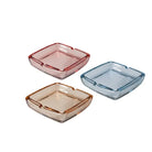 Dlight Decor Classic Square Crystal Glass Ashtray Transparent Smoke Tray for Home Bar & Office