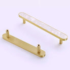 Brass and Acrylic Cabinet Handles – Colorful European Wardrobe Pulls for Furniture (96/128mm Hole Distance) Handles