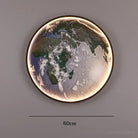 Dlight Decor Planet Mural Wall Light for Interiors Earth A 60cm / White light Wall Art