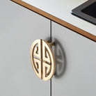 New Chinese-Style Zinc Alloy Cabinet Handles – Elegant Gold Pulls for Wardrobes Drawers and Cupboards Handles