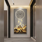 Dlight Decor Wall Clock Lamp with Crystal Glow Wall Art