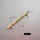 Nordic Handmade Brass Hammered Cabinet Handles – High-End Pulls for Drawers Wardrobes and Kitchen Furniture Hammer