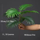 Dlight Decor 50cm Palm Tree with 14 Tropical Leaves S