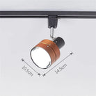 1PC LED Track Light - Sleek and Versatile Lighting Solution Walnut Wooden / 9W Warm White ceiling light