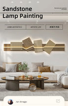 Dlight Decor Artistic Wood Crystal Wall Glow Light Wall Art