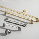 Modern Zinc Alloy Cabinet Handles - Kitchen Drawer Knobs for Wardrobes and Furniture Handles