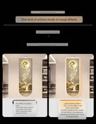 Dlight Decor Luminous Wall Clock with Elegant Glow Wall Art