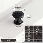 Modern Zinc Alloy Drawer Knobs - Single Hole Cabinet Handles for Dresser and Shoe Cabinets I Knobs