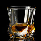 Dlight Decor Spiral Square Glass Cup Set 170ml (1pc/2pc) Cocktail Glasses