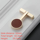 Modern Leather and Zinc Alloy Cabinet Handle – Elegant Drawer Pulls for Kitchen Wardrobe and Furniture (96mm) red