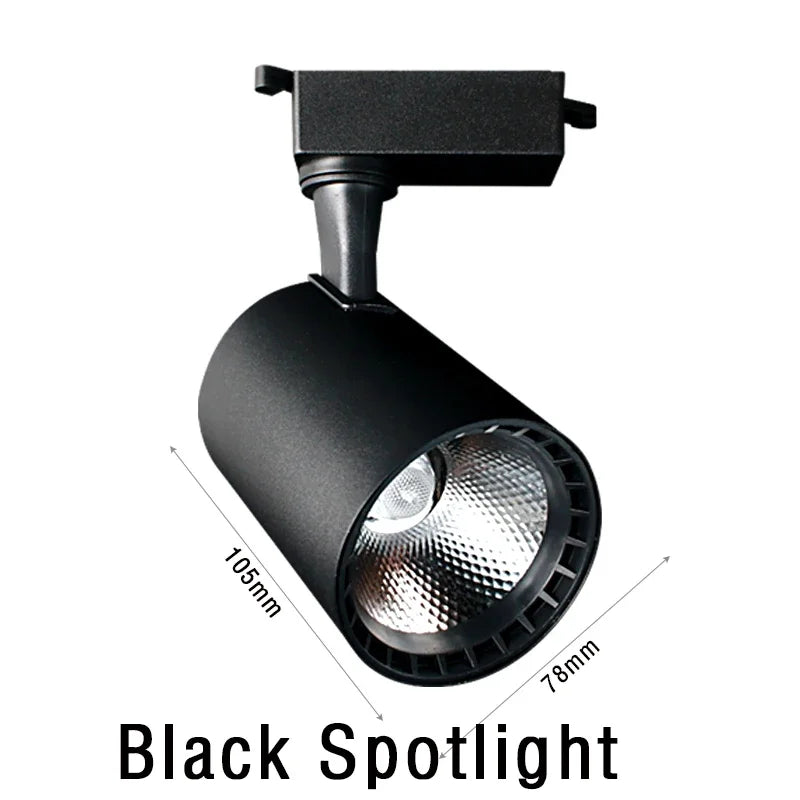 RGB LED Track Light - 16 Colors Stage Lighting Fixture for Neon Bar and KTV Decor Rail mounted 1 / 7W ceiling light