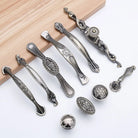 Antique Bronze Cabinet Handles - Vintage Zinc Alloy Drawer Pulls for Furniture Handles