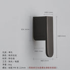 Luxury Zinc Alloy Cabinet Handles - Modern Drawer Pulls for Wardrobes Closets and Furniture Gray drawing Handles