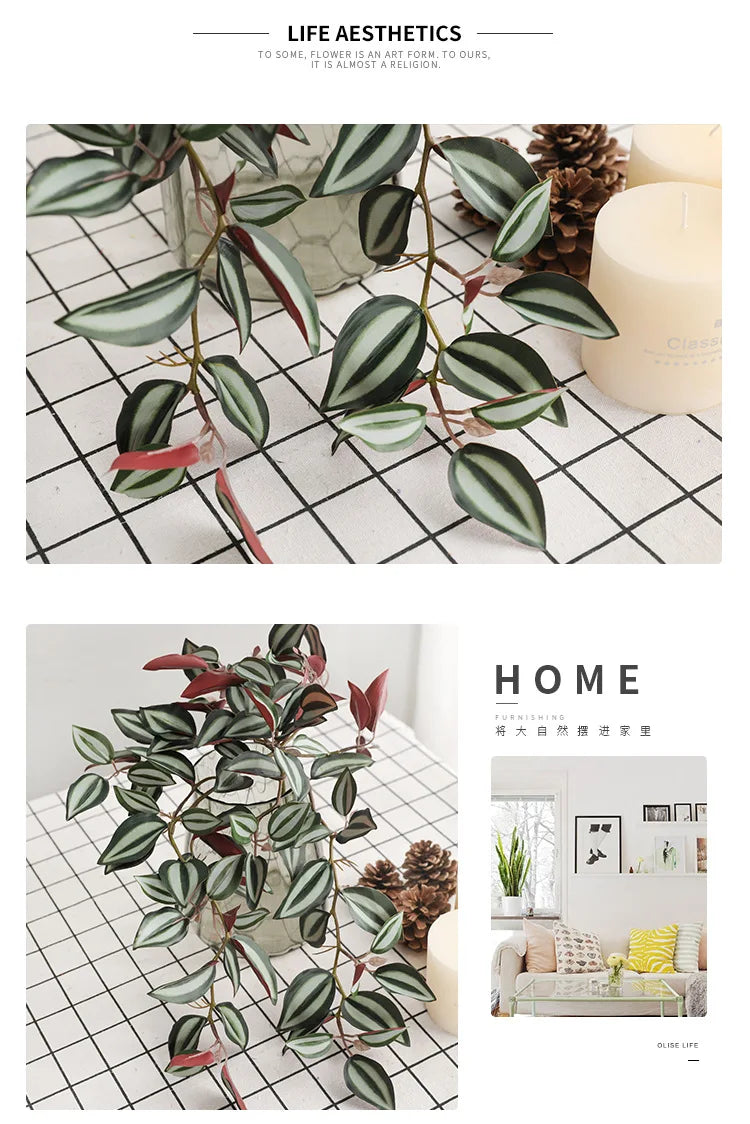 Dlight Decor Scindapsus Vine for Wall Hanging and Garden Styling