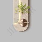 Dlight Decor Vase Plant Wall Lamp for Entry Spaces A / H80CM-W40CM / Remote dimming|UK Plug Wall Art