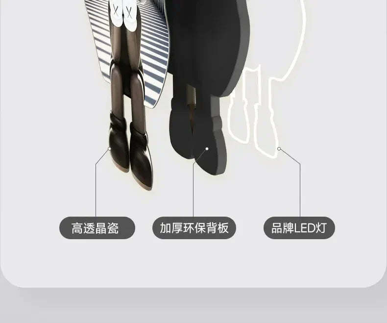 Dlight Decor Silent LED Wall Clock in Nordic Style wall Art