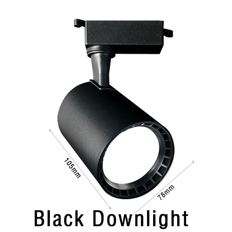 RGB LED Track Light - 16 Colors Stage Lighting Fixture for Neon Bar and KTV Decor Rail mounted / 15W ceiling light