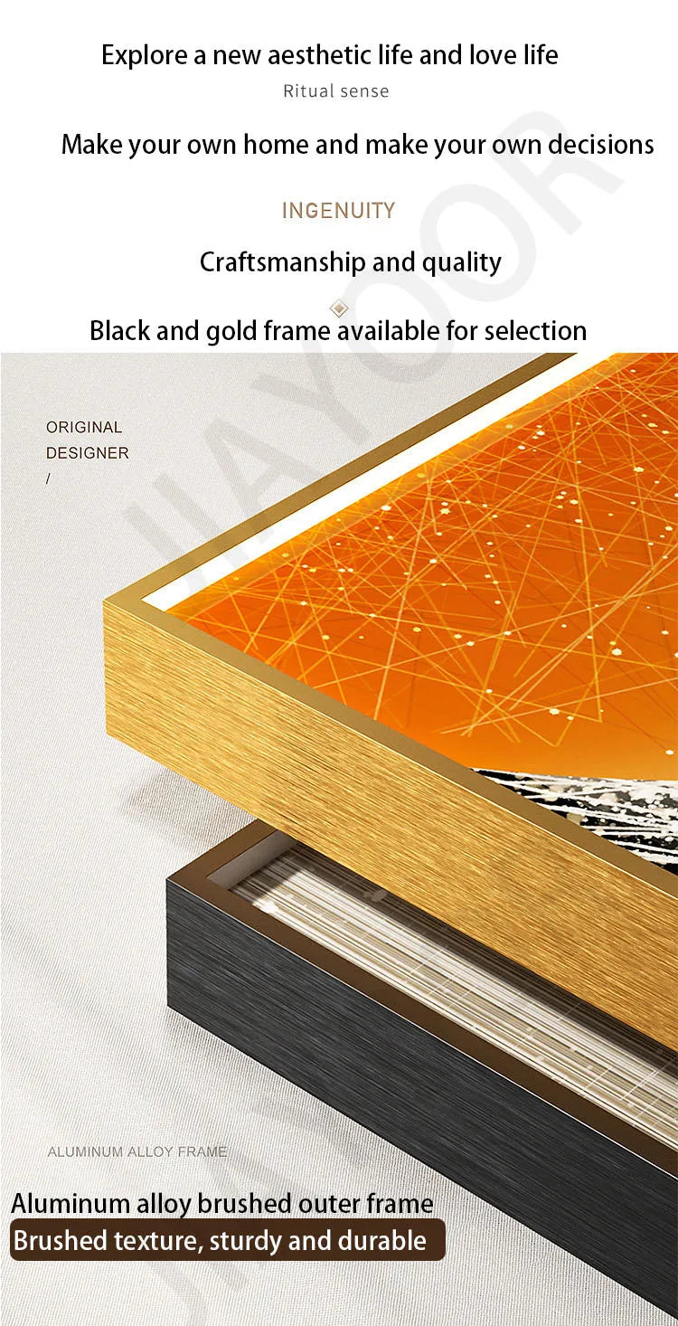 Dlight Decor Wall Clock Lamp with Crystal Glow Wall Art