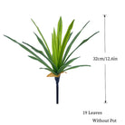 Dlight Decor Chlorophytum Grass Plant for Desktop and Indoor Styling 19Leaves-Green