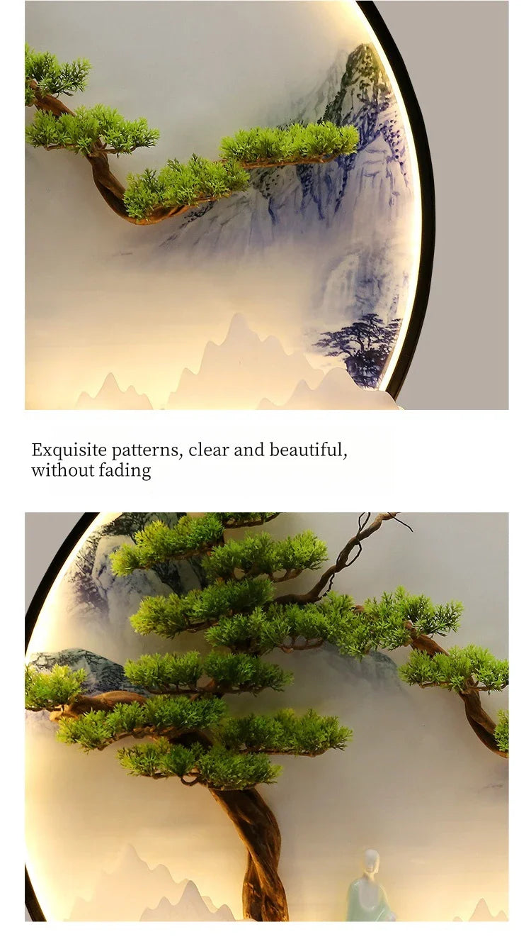 Dlight Decor Round 3D LED Wall Art Light Wall Art