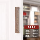 Antique Yellow Bronze Wardrobe Handles - Modern Zinc Alloy Drawer Knobs for Cabinets and Closets 8224 128mm Handles