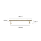 Gold Chrome Polished Gold Spiral Deco Furniture Handles – Modern Kitchen Cabinet and Wardrobe Pulls 9020-PG193 Handles