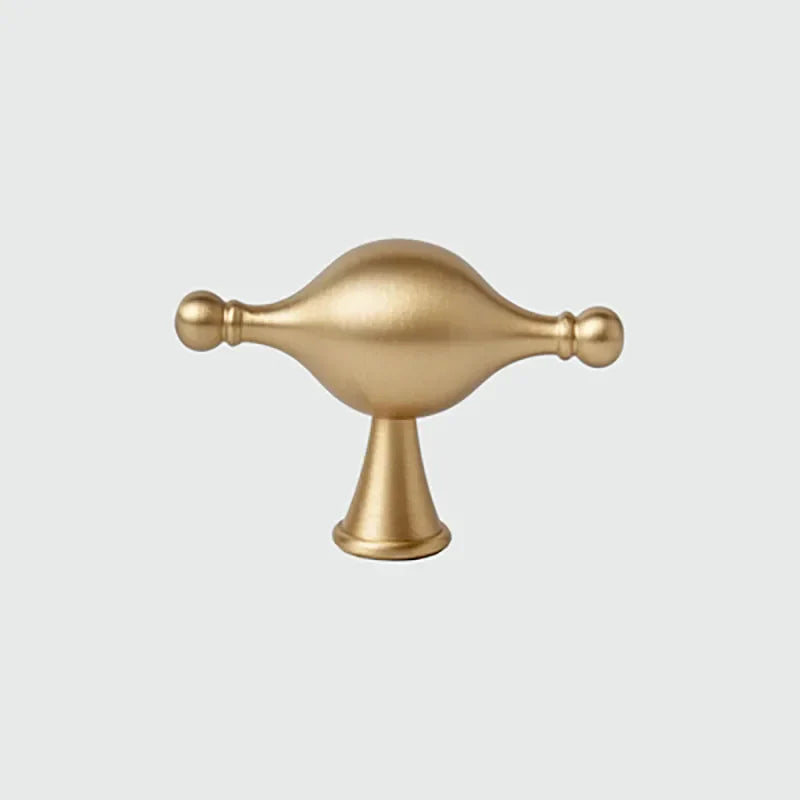 Modern Brass Cabinet Handles – Brushed Gold Bar Knobs for Furniture (60mm-368mm) Handles