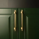 Champagne Acrylic and Brass Cupboard Handles – T-Bar Drawer Pulls for Bedroom and Bathroom Handles