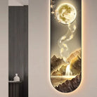 Dlight Decor Luminous Wall Clock with Elegant Glow Wall Art