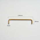 Modern Brass Furniture Bar Handles – Stylish Cabinet Pulls and Towel Bars (7mm Solid Brass) 2007-A134 Handles