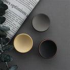 Modern Zinc Alloy Round Knob – Sleek Single Hole Furniture Handle Knobs