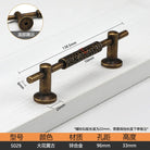 Antique Bronze Cupboard Door Handles – Retro Furniture Pulls 5029 96mm
