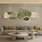 Dlight Decor 3D Nine Fish Wall Lamp Mural Art Wall Art