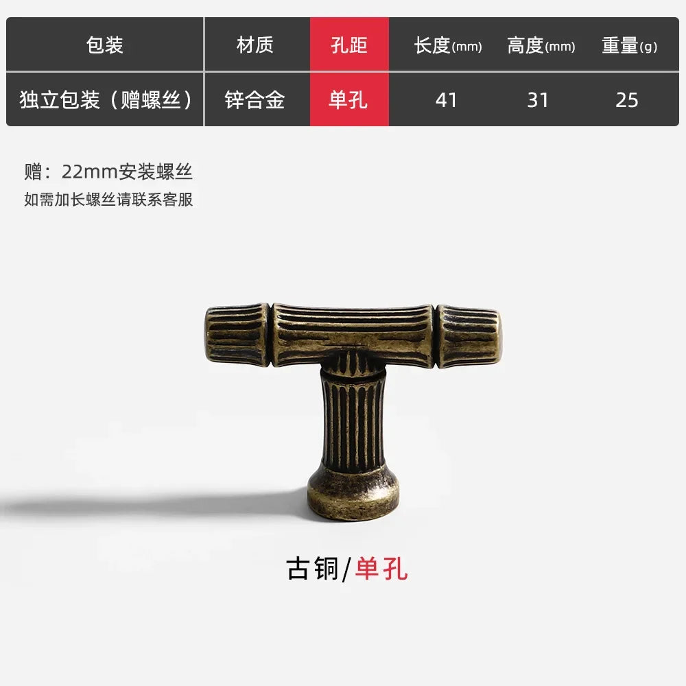 Antique Zinc Alloy Drawer and Cabinet Handles – Retro Bronze Vintage Style 8966 Bronze s Handles