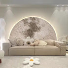 Dlight Decor LED Moon Wall Lamp with Remote Dimming Wall Art