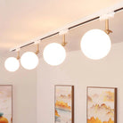 10W Nordic LED Track Light with G9 Glass Globe for Ceiling Spotlights ceiling light