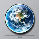 Dlight Decor Planet Mural Wall Light for Interiors Earth B 80cm / White light Wall Art