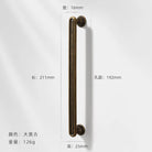 Antique Wardrobe Cabinet Handles - Retro Zinc Alloy Drawer Pulls and Knobs for Kitchen and Furniture 7056 192mm Handles